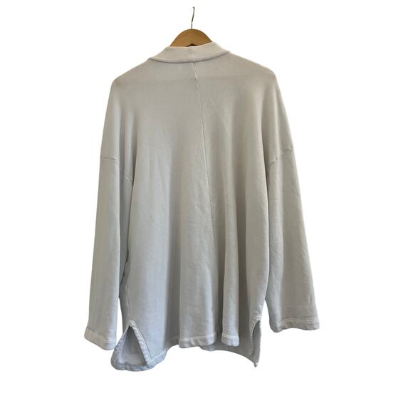 Eileen Fisher Open Cardigan Womens Large Boho Minimalist Lagenlook White Casual - Picture 2 of 15